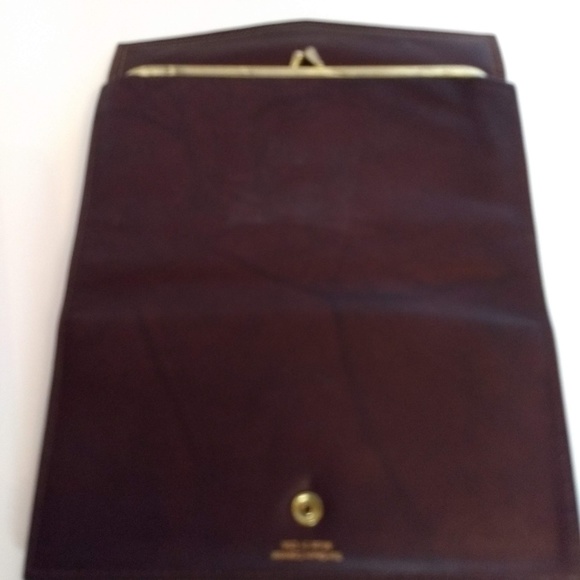 VINTAGE BROWN/BURGUNDY TOP GRAIN COWHIDE WALLET - Picture 7 of 7